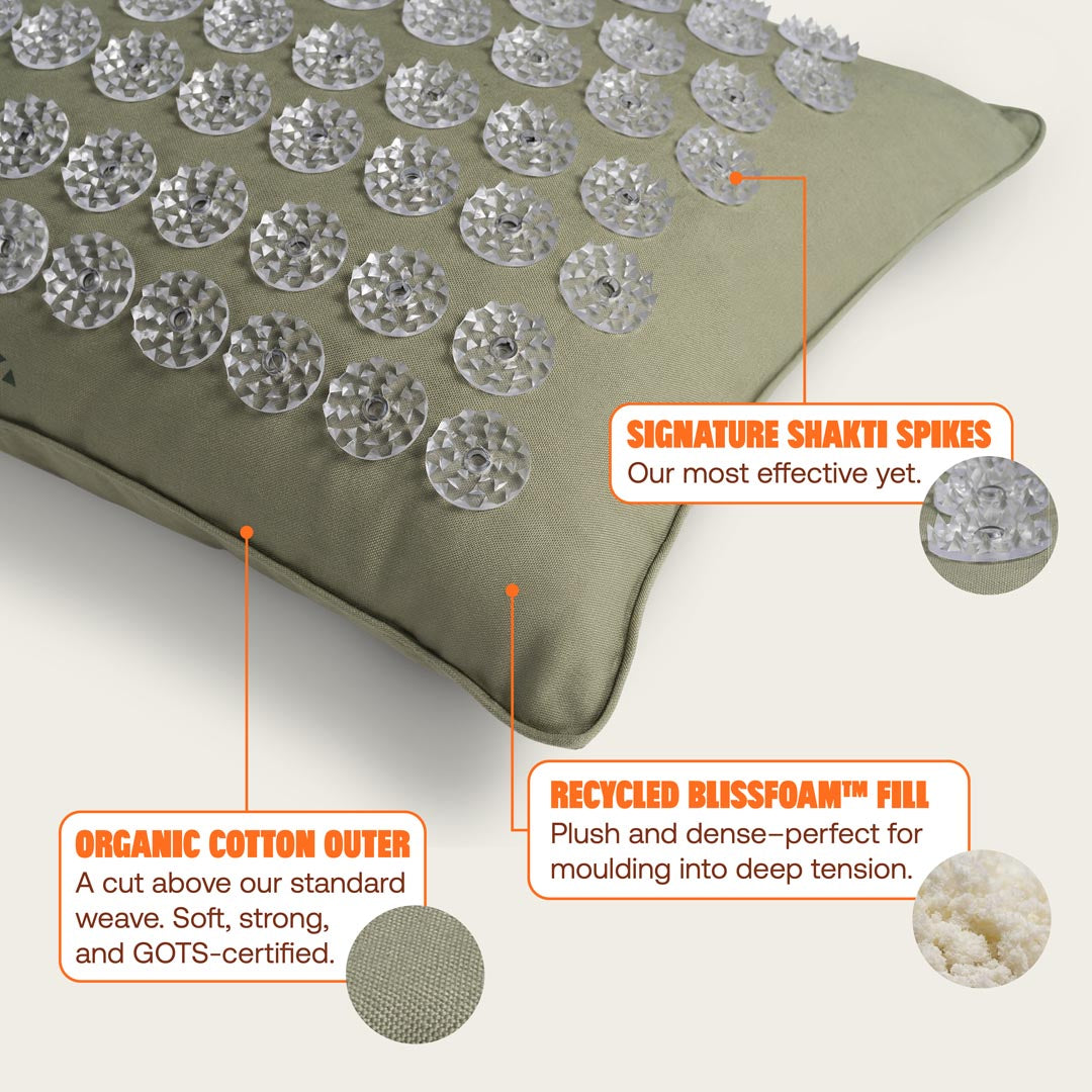 Premium Acupressure Pillow – Shakti Mat Canada